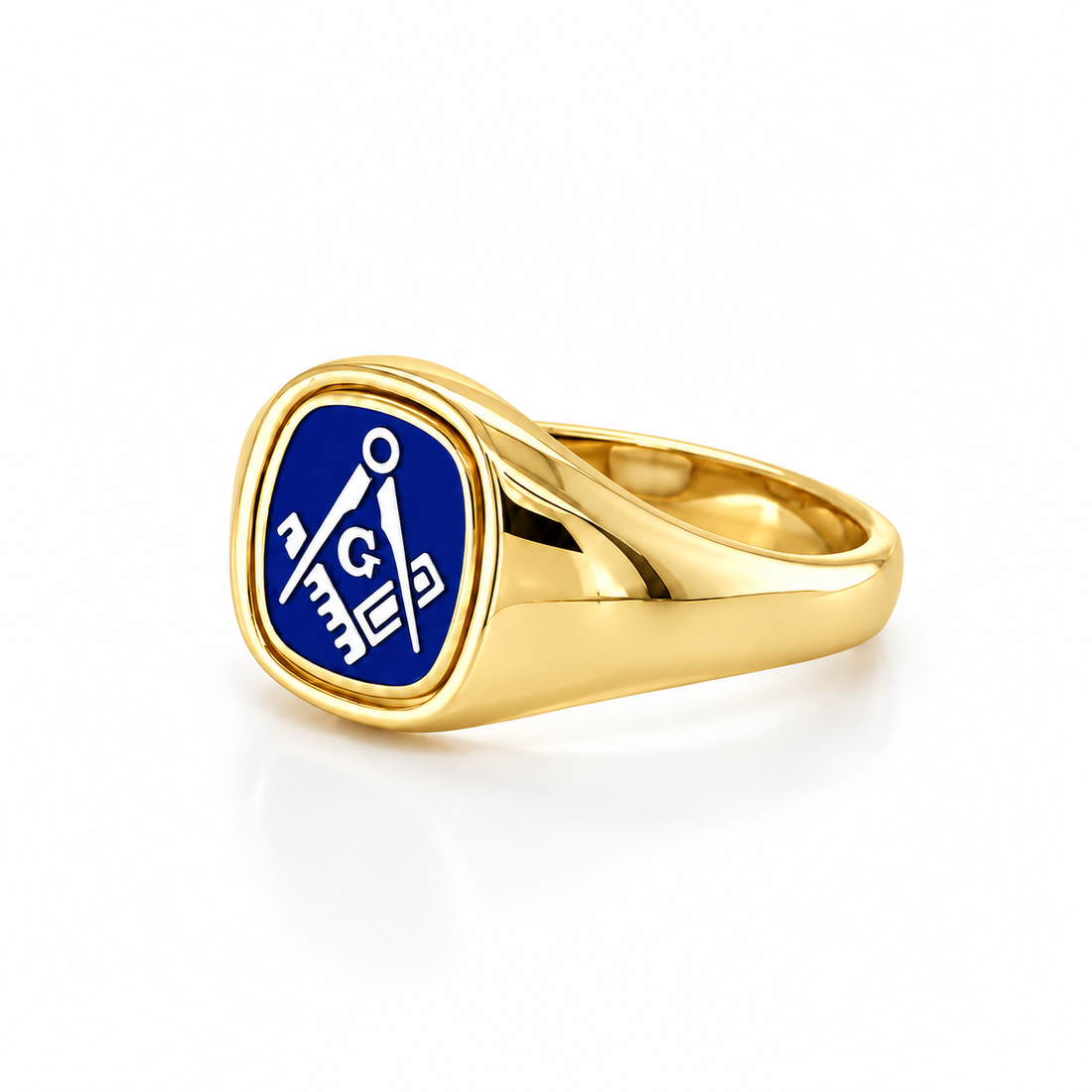 9ct Yellow Gold Craft Cushion Signet Ring
