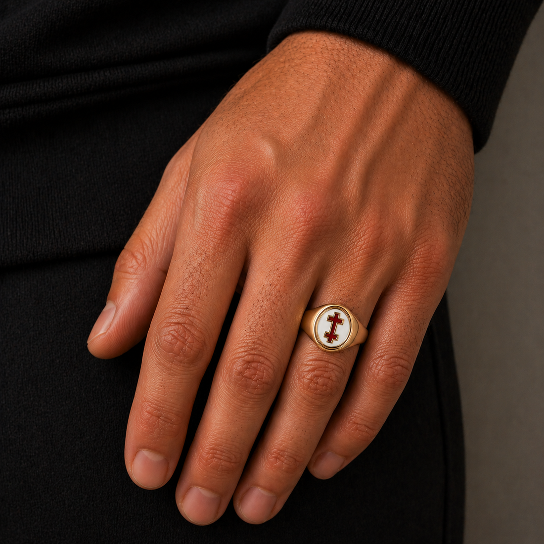 9ct Yellow Gold Past Preceptor Ring Fixed Head