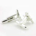 Silver Plated Masonic Cufflinks Depicting the Square & Compass