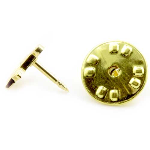 Gilt Metal Square & Compass Masonic Lapel or Tie Pin