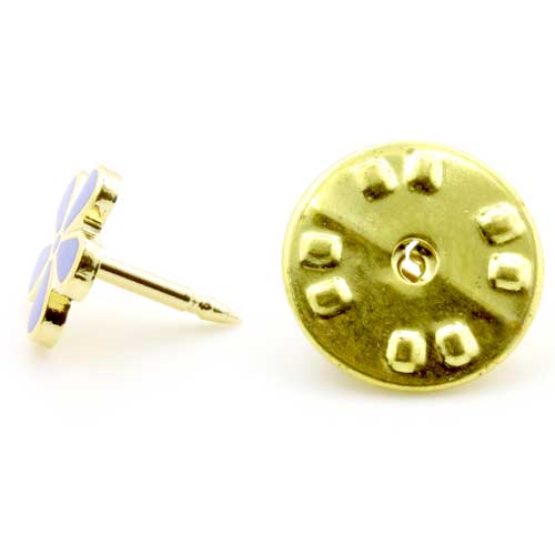 Gilt Metal Forget Me Not Masonic Lapel Pin (or Badge)