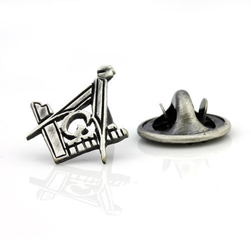 Antique Effect Masonic Lapel Pin
