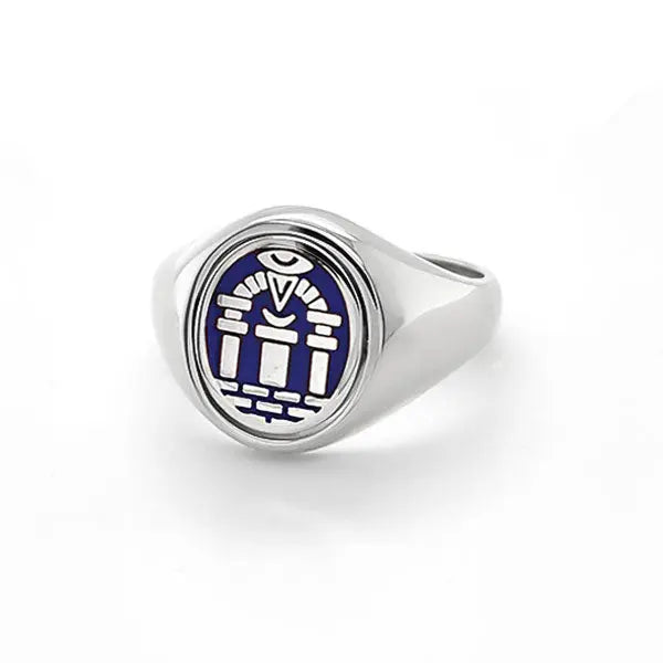 Massiver Silber Royal Arch Freimaurer Ring, reversibel, punziert