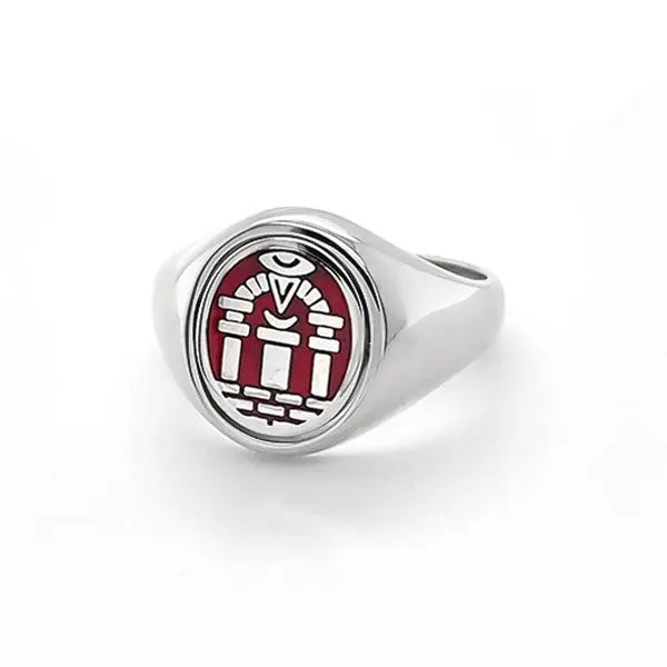 Massiver Silber Royal Arch Freimaurer Ring, reversibel, punziert