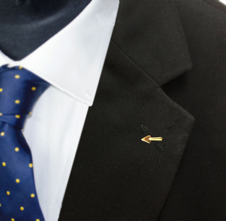 Gilt Metal Trowel Masonic Lapel Pin (or Badge)