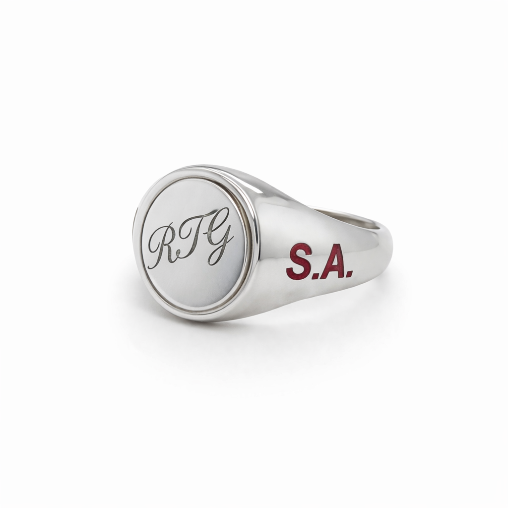 Hallmarked Solid Silver Reversible Knights Templar PD EP/VD SA Masonic Ring