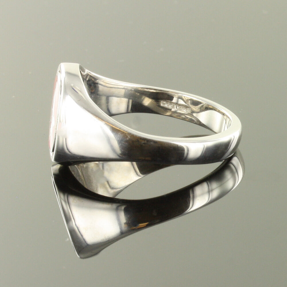 Silver Reversible Cushion Head 2 1/2 Degree Masonic Ring