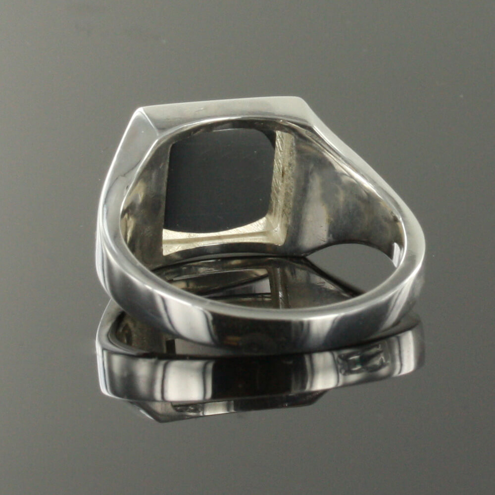 Reversible Silver Rings Silver Reversible Square Head 2 1/2 Degree Masonic Ring