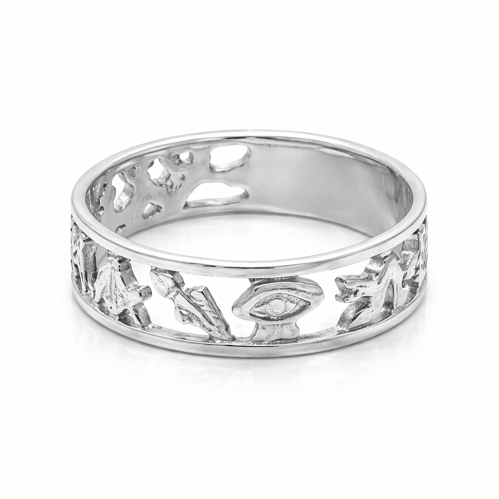 Hallmarked Sterling Silver Masonic Wedding Ring | Sizes J–Z+2 | Masonic ...