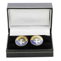 Gilt Metal and Enamel Royal Ark Mariner Masonic Cufflinks