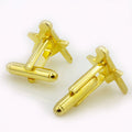 Gilt Gold Masonic Cufflinks with the Square & Compass