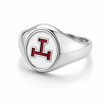 Hallmarked Silver Reversible Triple Tau Masonic Ring