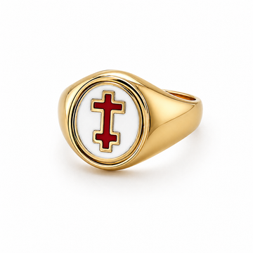 9ct Yellow Gold Past Preceptor Ring Fixed Head