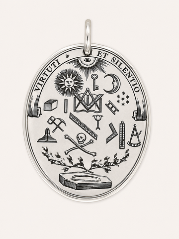Master Mason Symbol Pendant – Sterling Silver