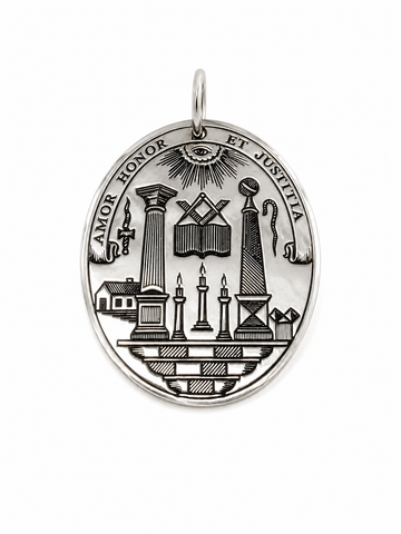 Royal Arch Chapter Jewel | Silver Masonic Pendant
