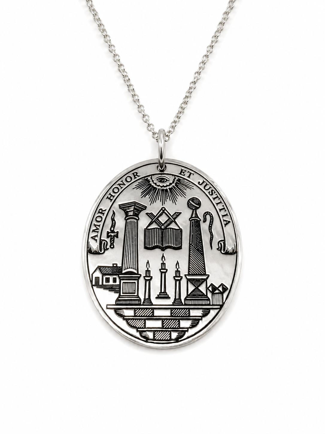 Royal Arch Chapter Jewel | Silver Masonic Pendant