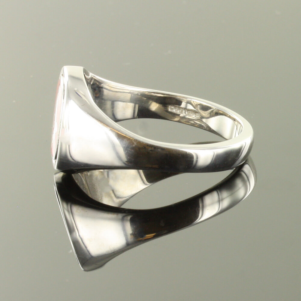 2 1/2 degree silver masonic ring