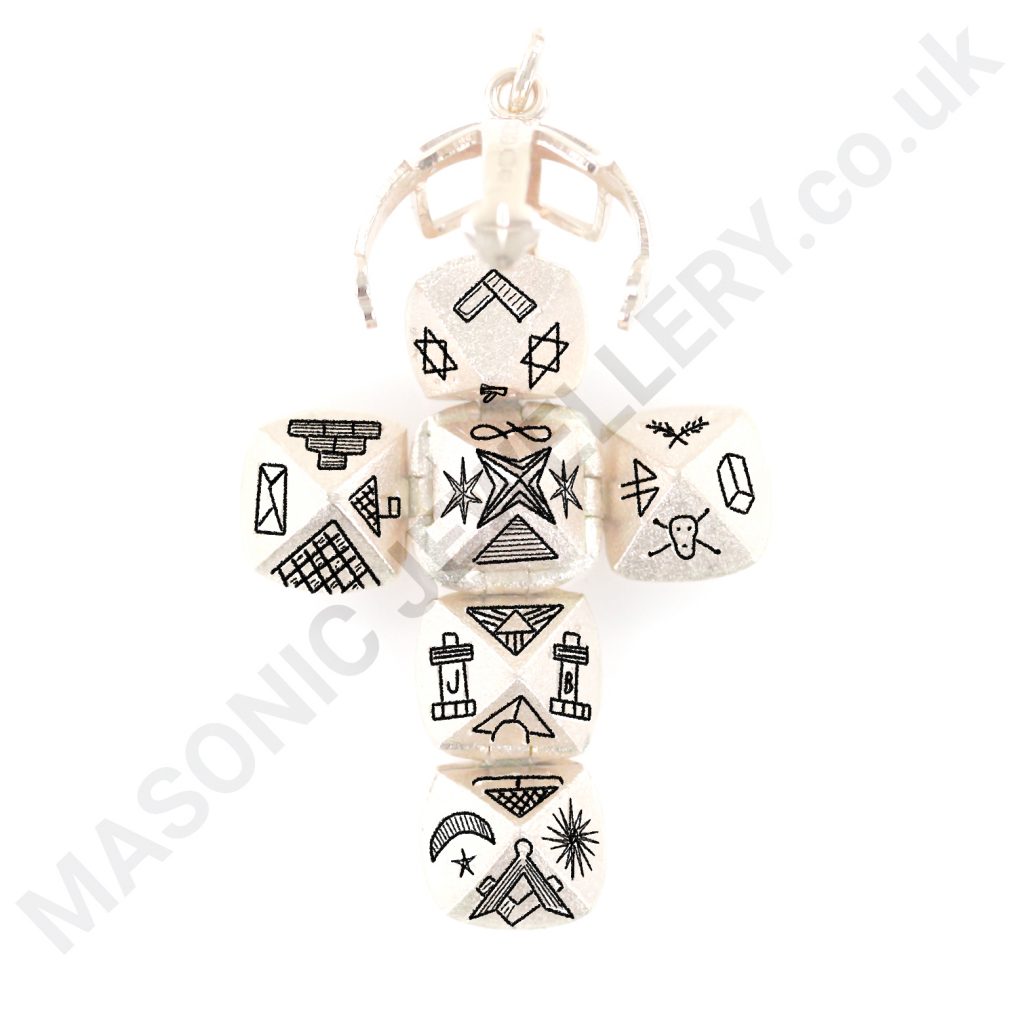 Masonic symbols on masonic orb